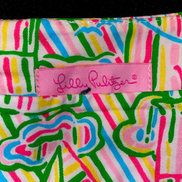 GUC  Lilly Pulitzer size 12 skort in a festive pattern - Picture 8 of 8